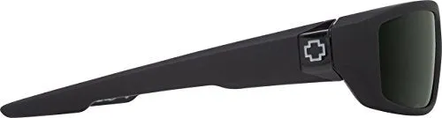 Spy - Dirty Mo - Soft Matte Black Happy Gray Green Lenses