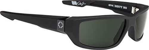 Spy - Dirty Mo - Soft Matte Black Happy Gray Green Lenses