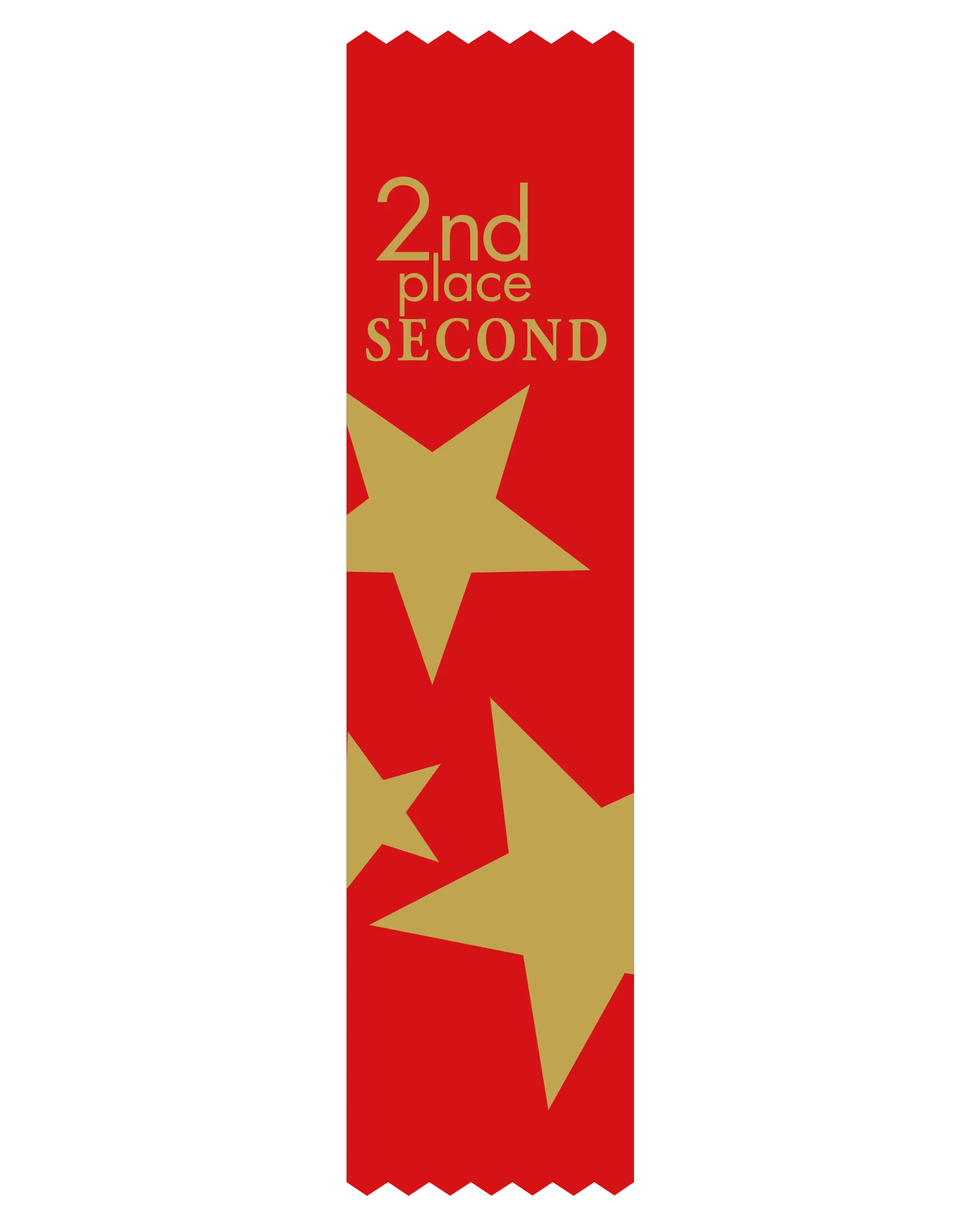 SR55 2nd Place Satin Ribbon