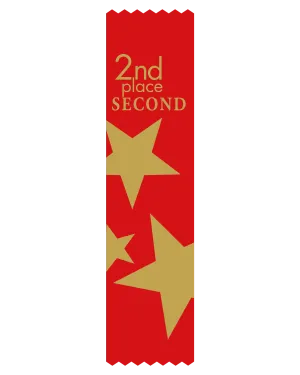 SR55 2nd Place Satin Ribbon