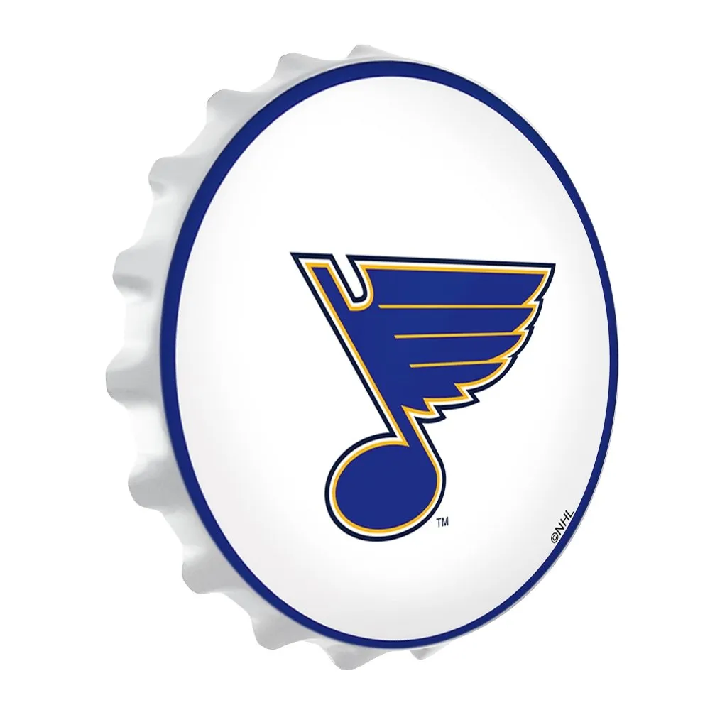 St. Louis Blues: Bottle Cap Wall Light