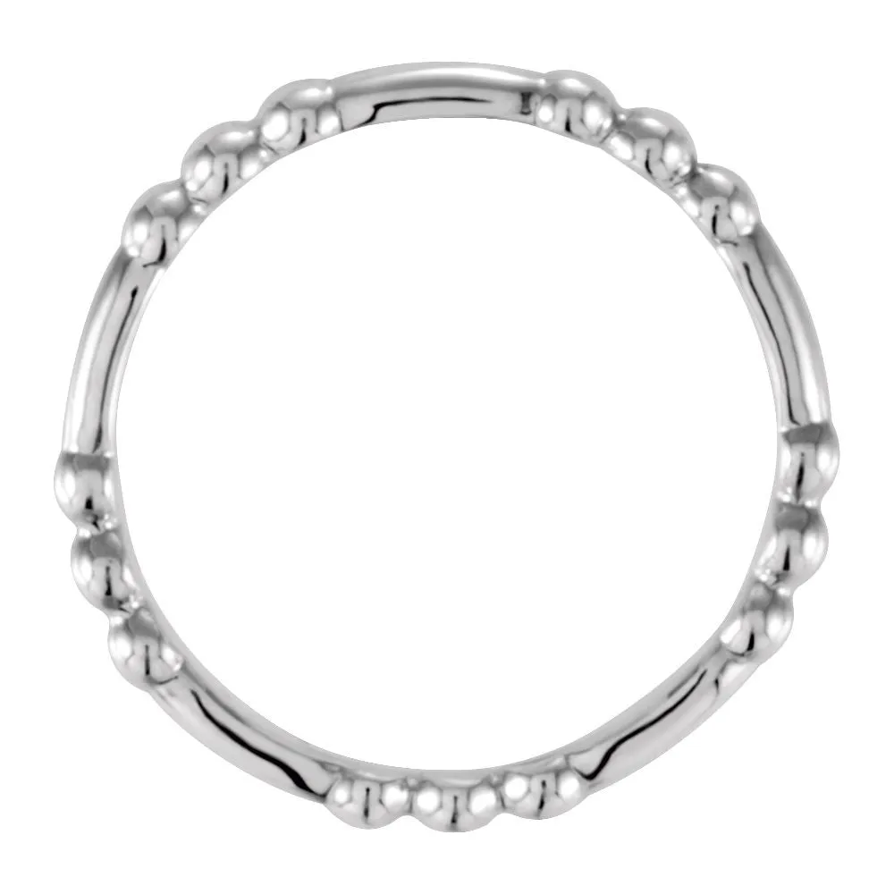 Sterling Silver Stackable Ring, Size 7
