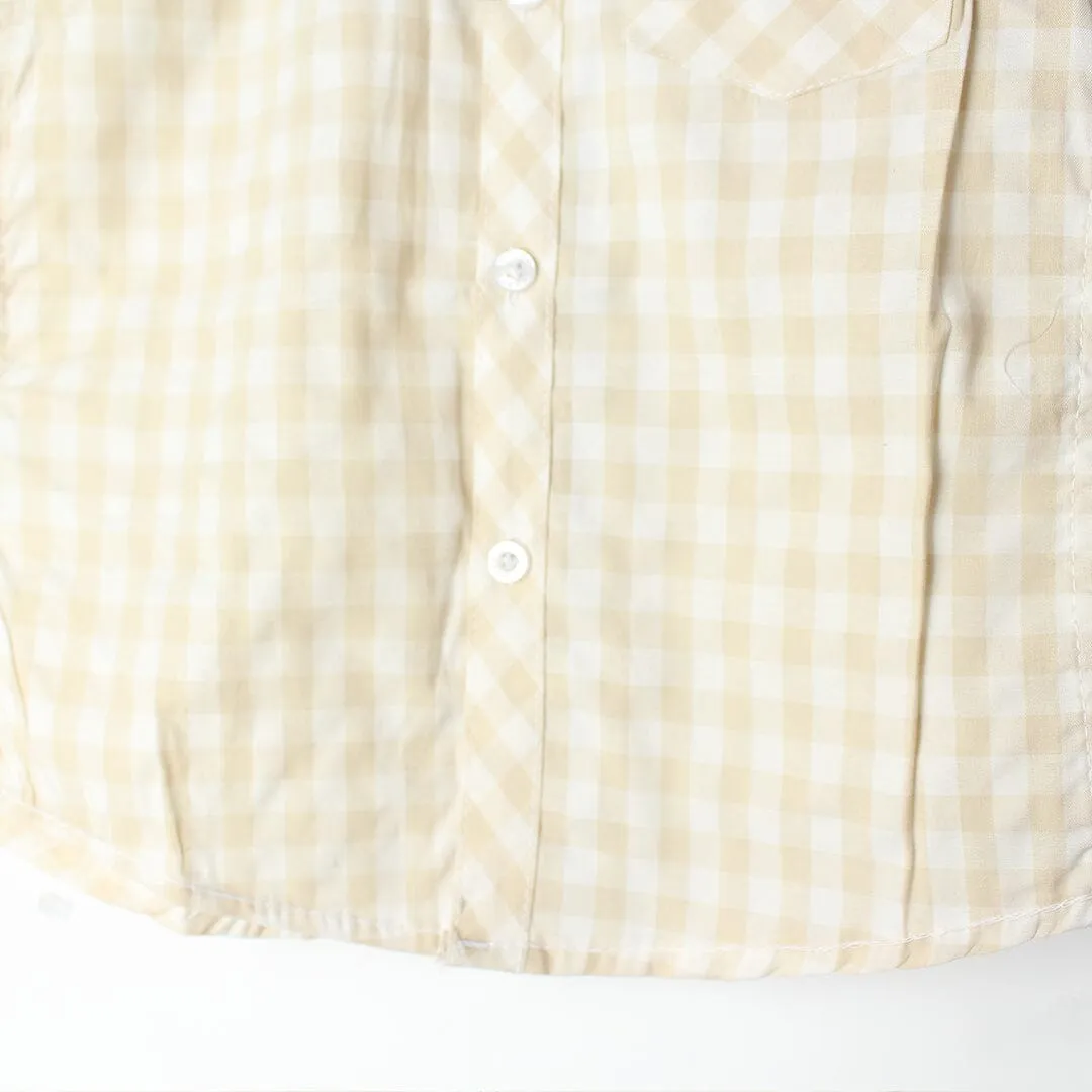 Stylish Beige Themed Stylish Boys Casual Shirt