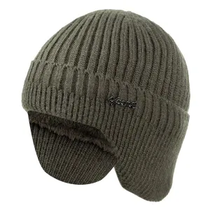 Stylish Ear Protection Winter Beanie Hat - Classic Knit Earflap Hat for Men and Women