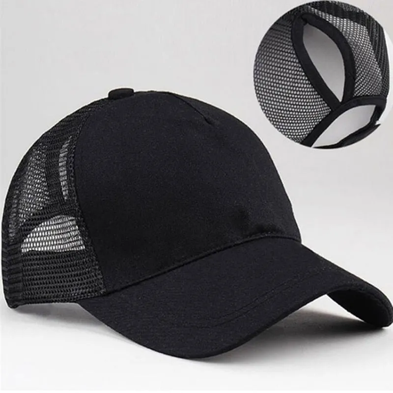 Summer Breeze Ponytail Summer Cap