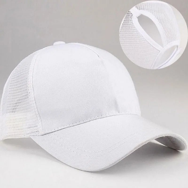 Summer Breeze Ponytail Summer Cap