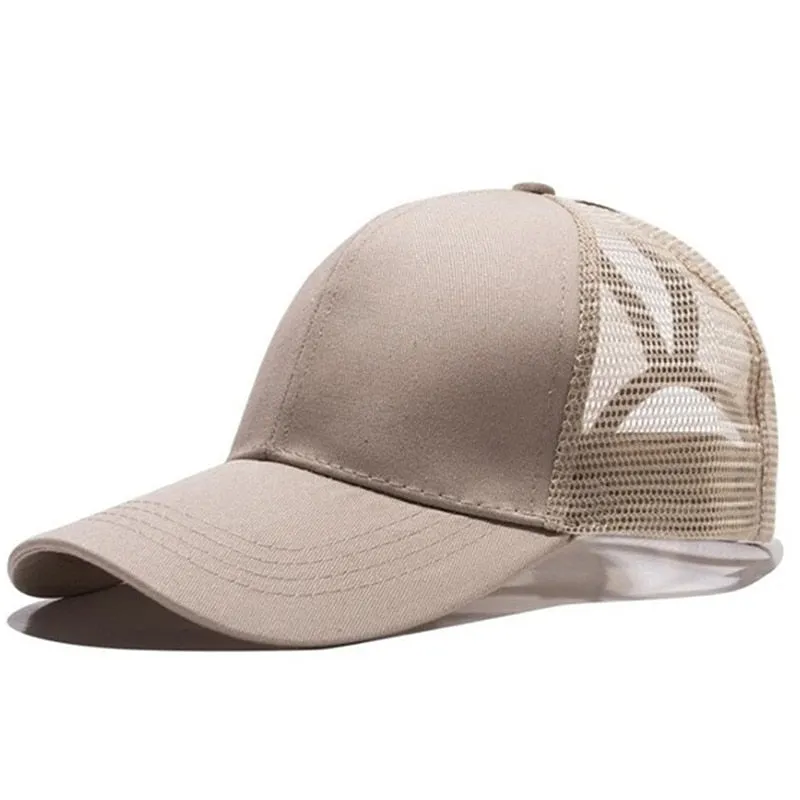 Summer Breeze Ponytail Summer Cap