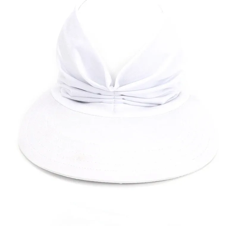 Summer Sun Hat Elastic Hollow Cap Oversized Brim Sun Hat UV Protection