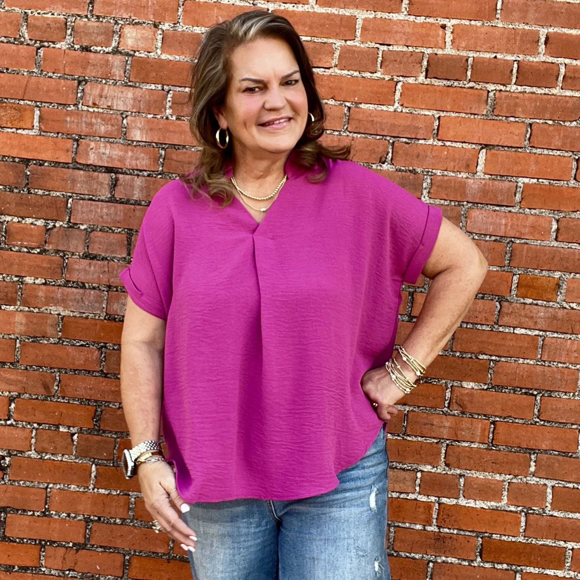 Take It Back Top - Magenta