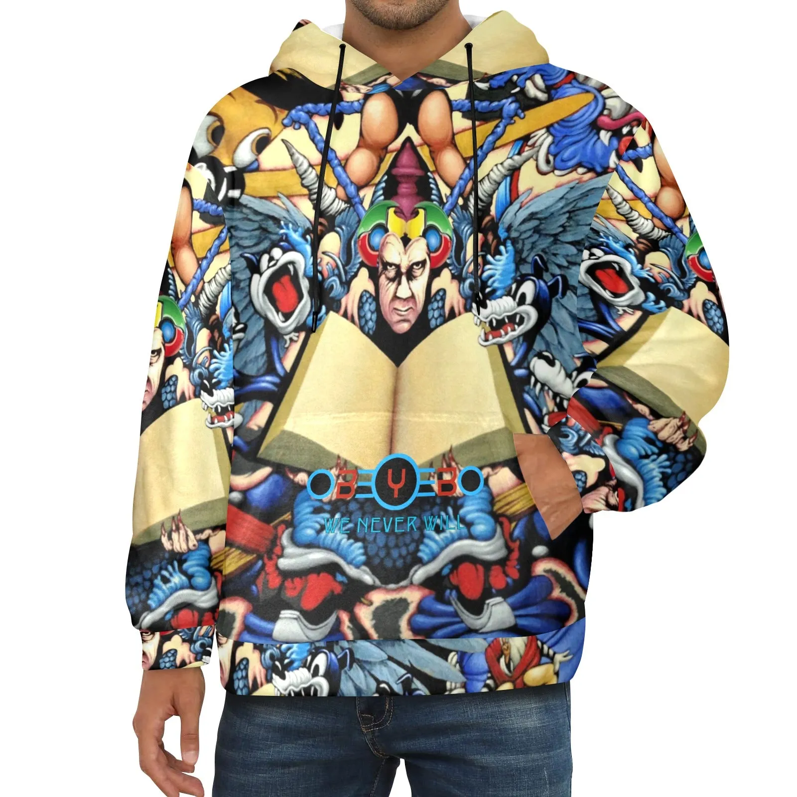 The Book Men's Flannel Hoodie