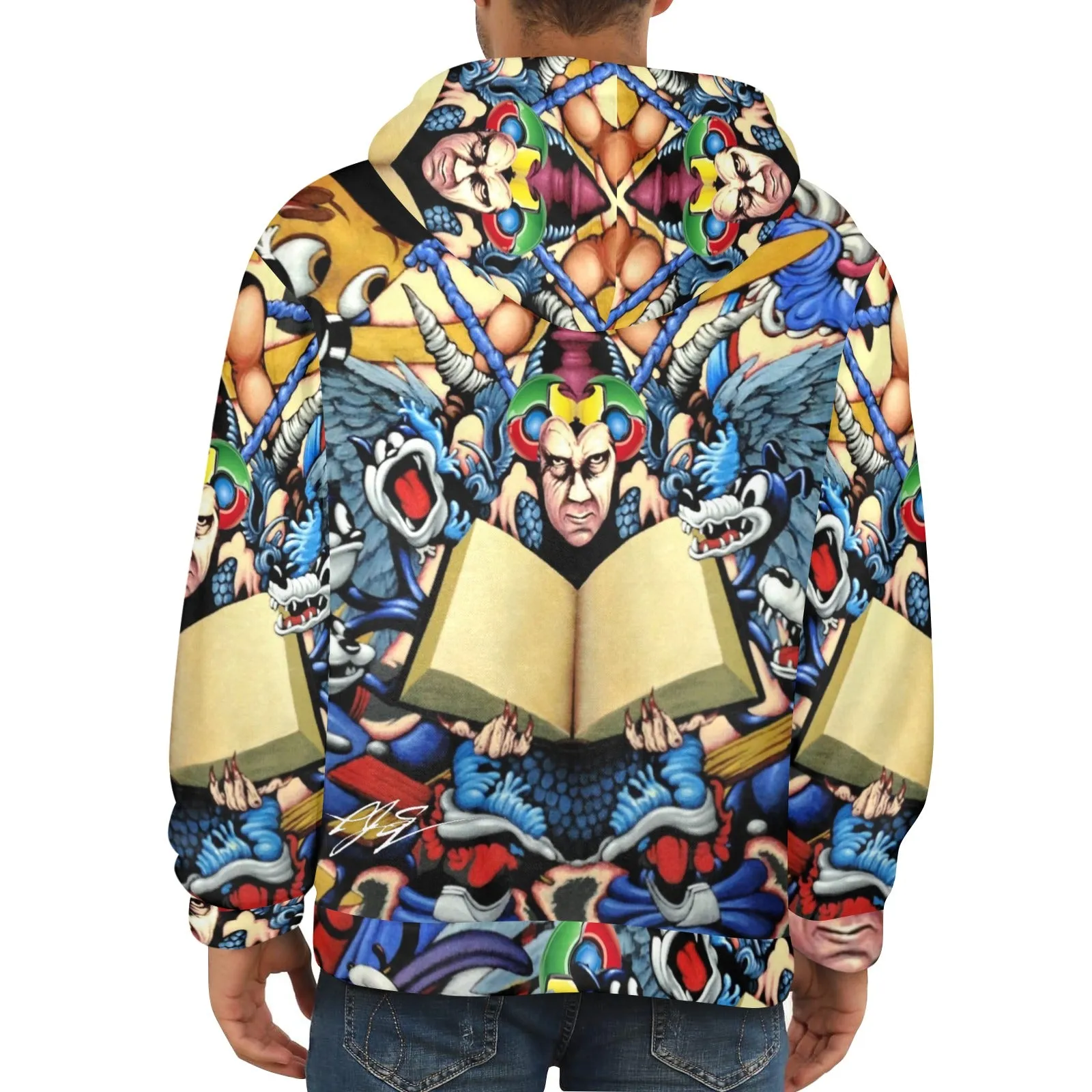 The Book Men's Flannel Hoodie
