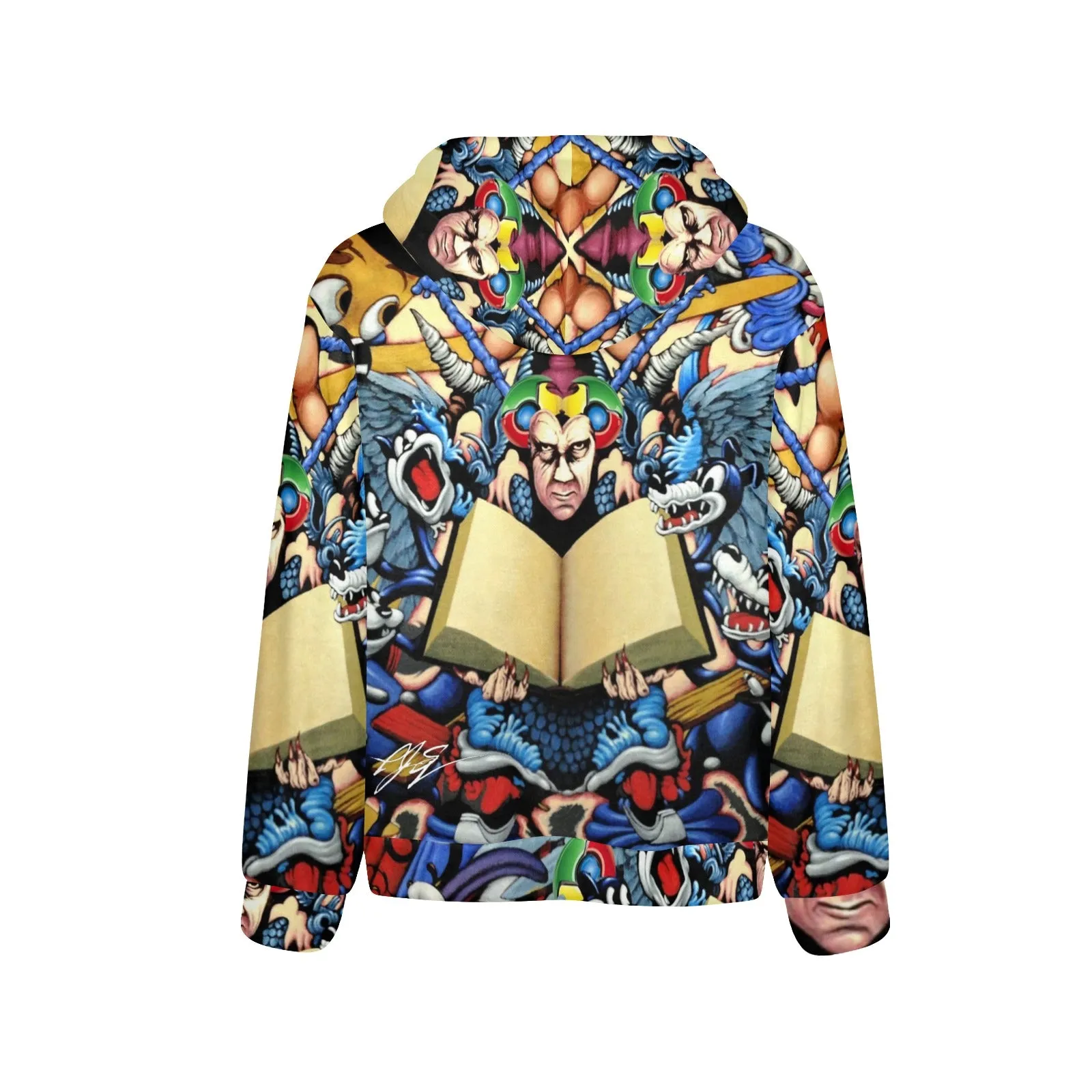 The Book Men's Flannel Hoodie