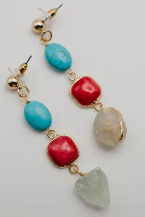 The Zayden Stone Drop Earring