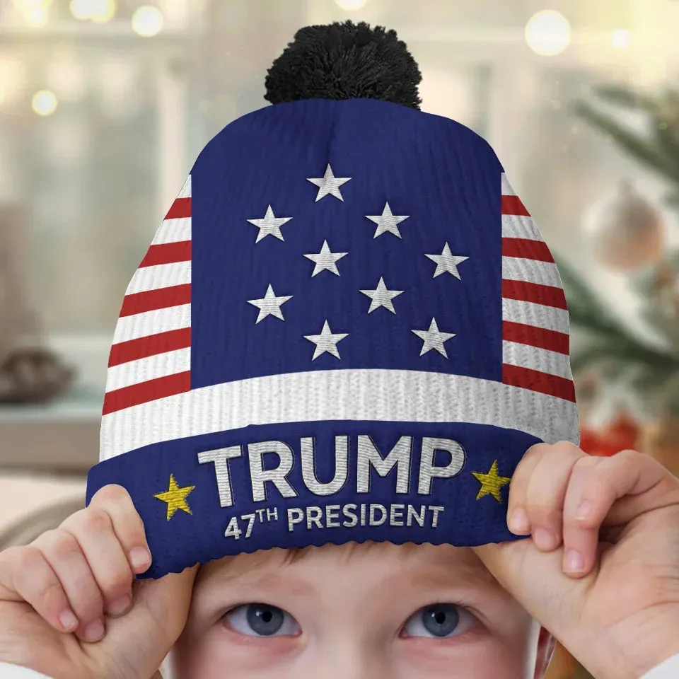 There Is Much To Celebrate - US Election Christmas Beanie Hat - Christmas Gift For Conservative Supporters