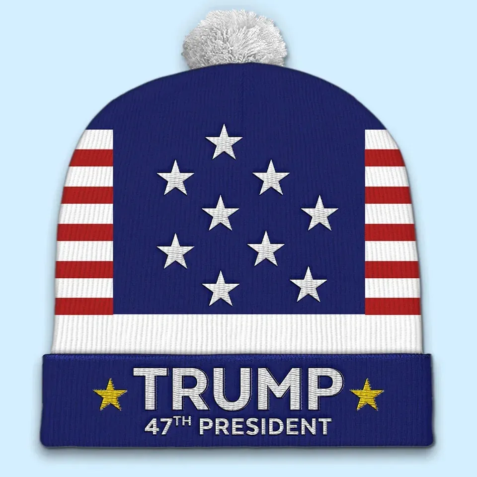 There Is Much To Celebrate - US Election Christmas Beanie Hat - Christmas Gift For Conservative Supporters