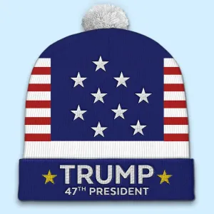 There Is Much To Celebrate - US Election Christmas Beanie Hat - Christmas Gift For Conservative Supporters
