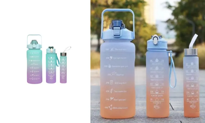 Three-Piece Sports Water Cup