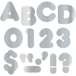 Trend Metallic Casual Uppercase 4" Ready Letters