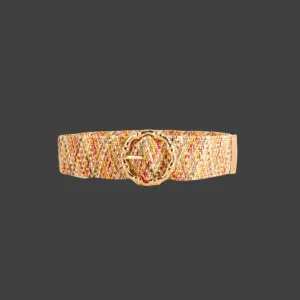 Trendy Multicolored Wide Belt for Fashionistas