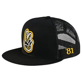 TROY LEE PEACE OUT SNAPBACK TRUCKER HAT