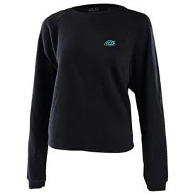 TROY LEE WOMEN'S NO ARTIFICIAL COLORS CROP TOP SWEATSHIRT