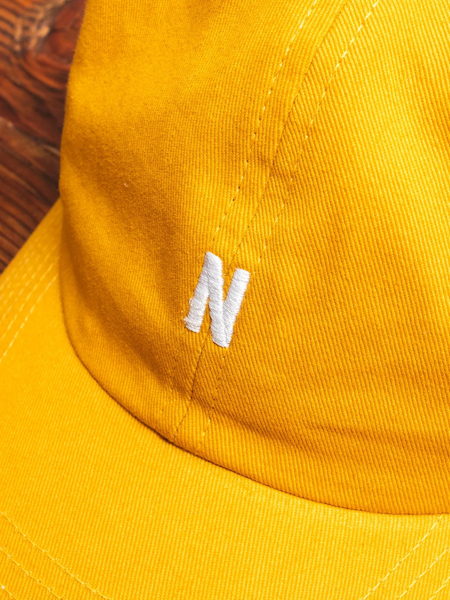 Twill Sports Cap in Chrome Yellow