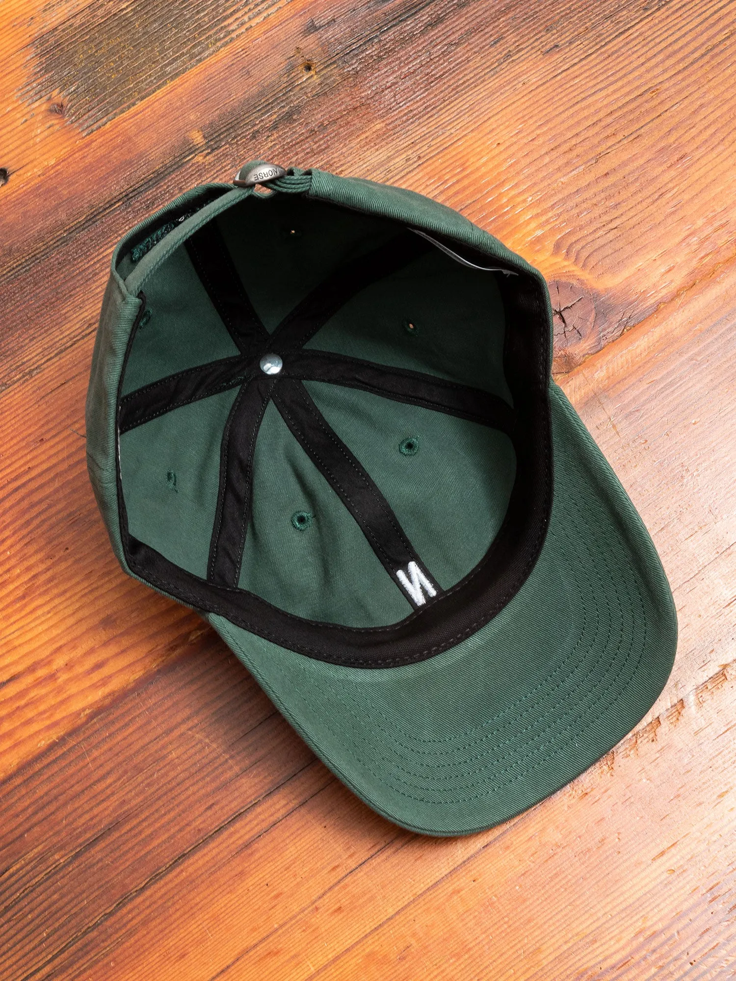 Twill Sports Cap in Dartmouth Green