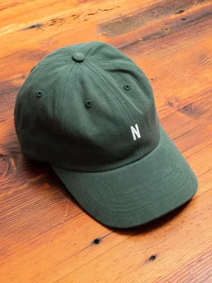 Twill Sports Cap in Dartmouth Green