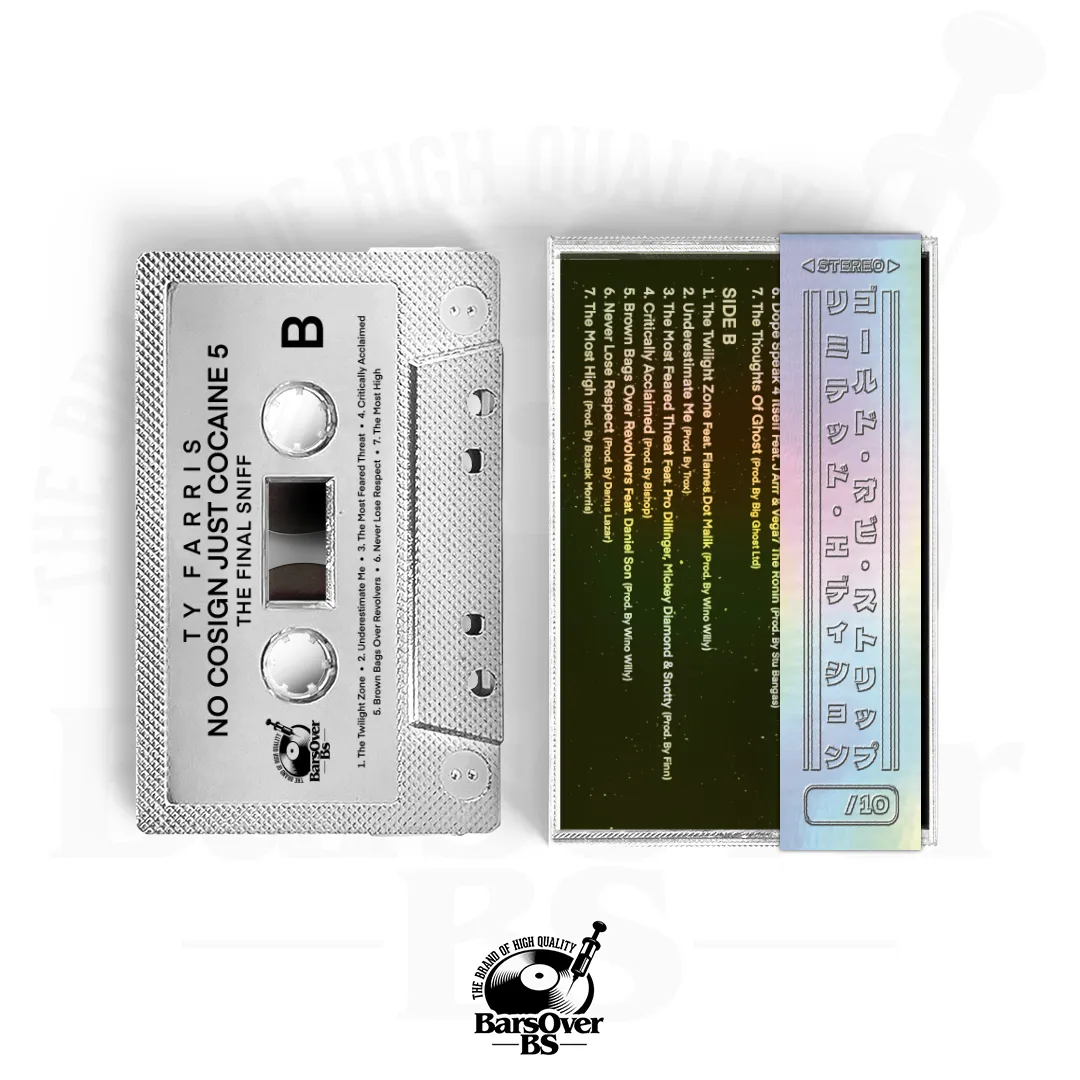 Ty Farris - No Cosign Just Cocaine 5 (Retro Holographic Tape) (ONE PER PERSON/HOUSEHOLD) (Copy)