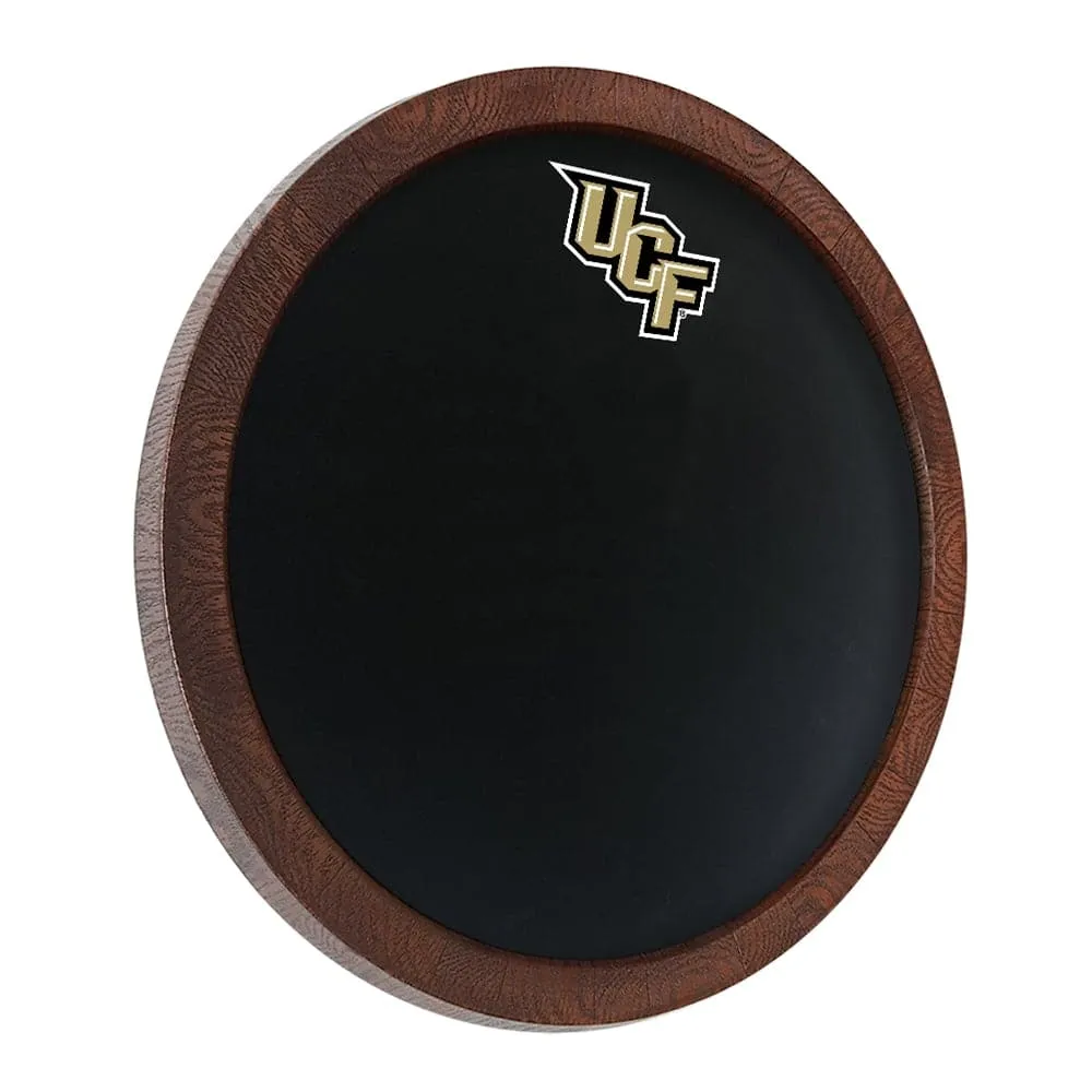 UCF Knights: Chalkboard "Faux" Barrel Top Sign