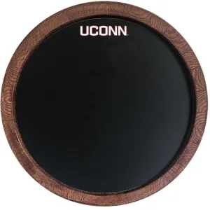 UConn Huskies: Chalkboard "Faux" Barrel Top Sign
