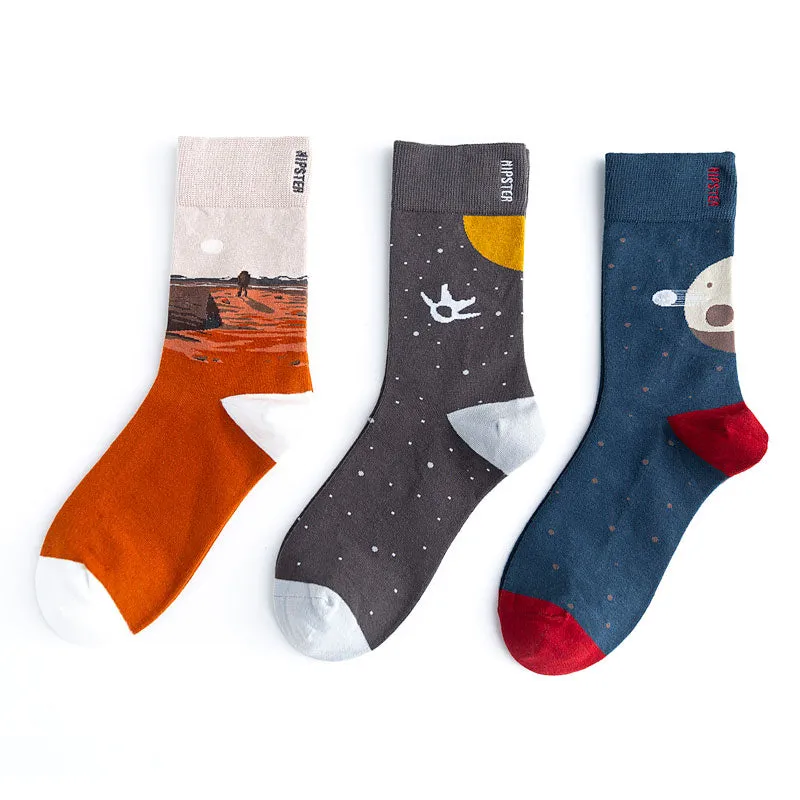 Unisex Painting Style Patterns Unisex Socks - 1 Pair