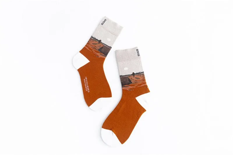 Unisex Painting Style Patterns Unisex Socks - 1 Pair