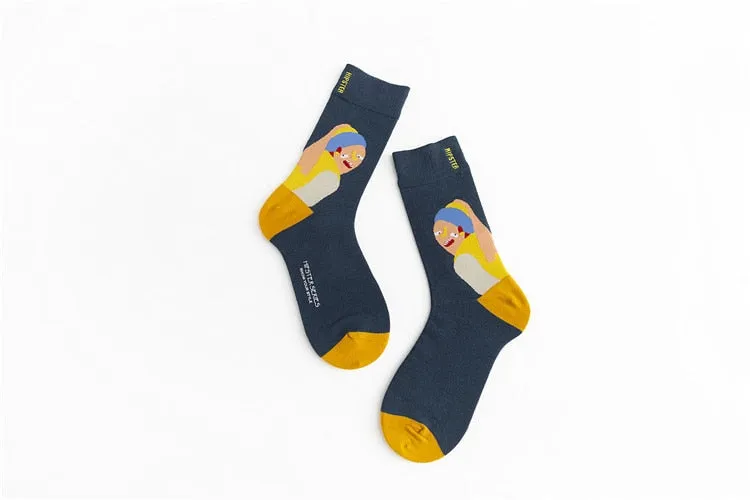 Unisex Painting Style Patterns Unisex Socks - 1 Pair