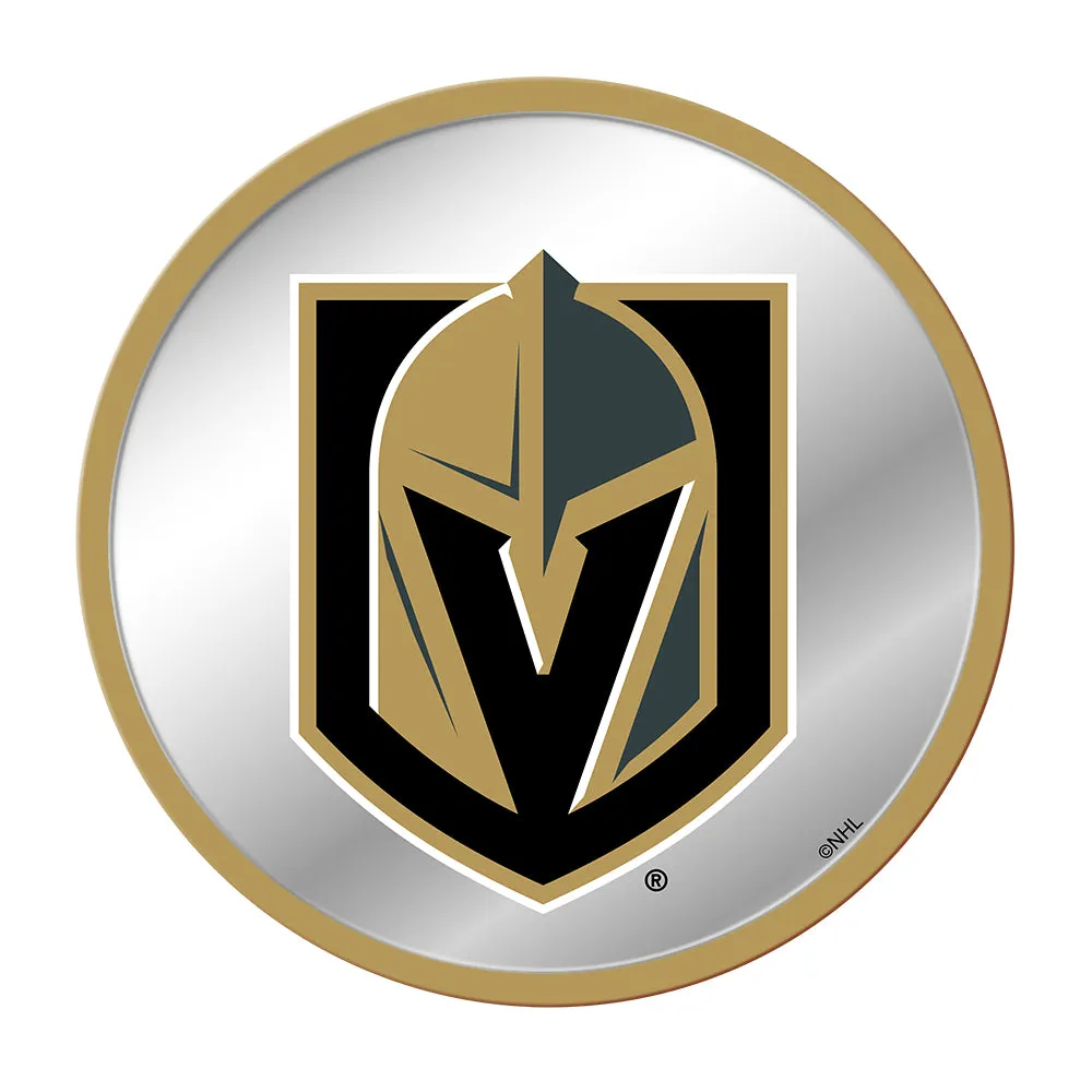 Vegas Golden Knights: Modern Disc Mirrored Wall Sign