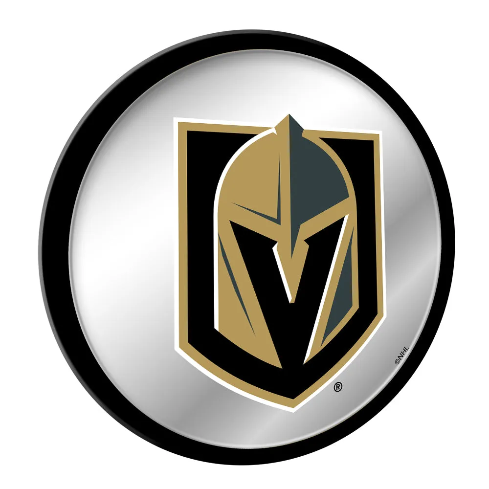 Vegas Golden Knights: Modern Disc Mirrored Wall Sign