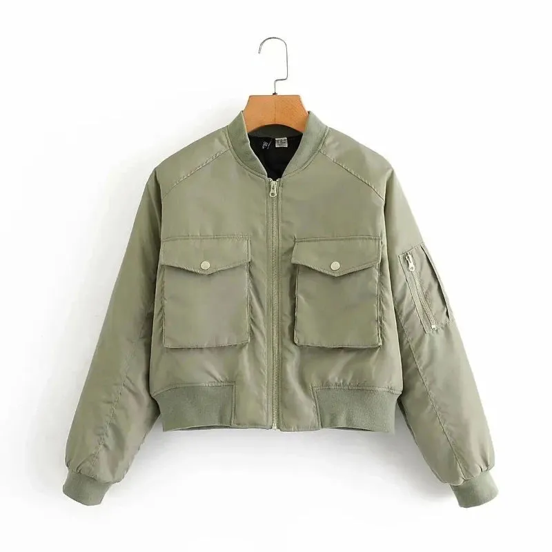 Veste militaire femme kaki