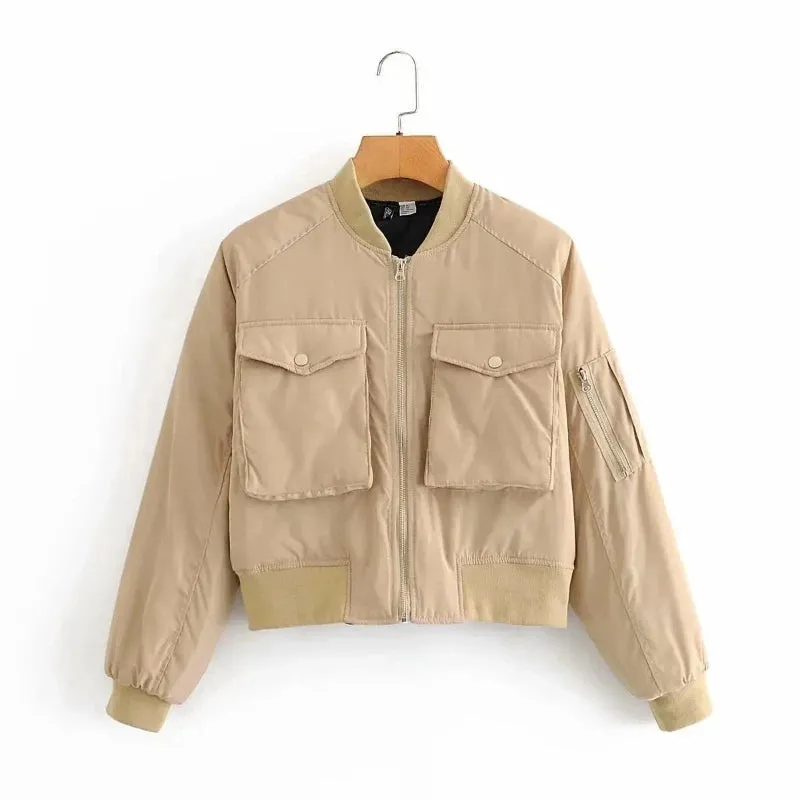 Veste militaire femme kaki