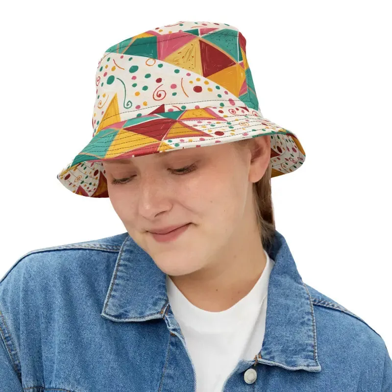 Vibrant Couture Bucket Hats for Trendy Fashion