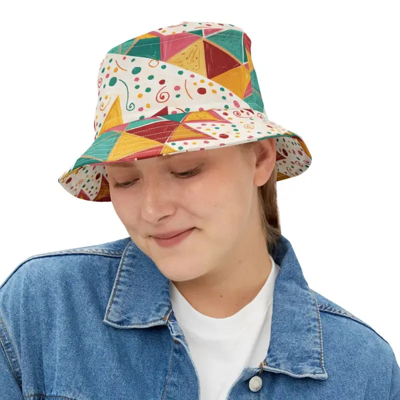 Vibrant Couture Bucket Hats for Trendy Fashion