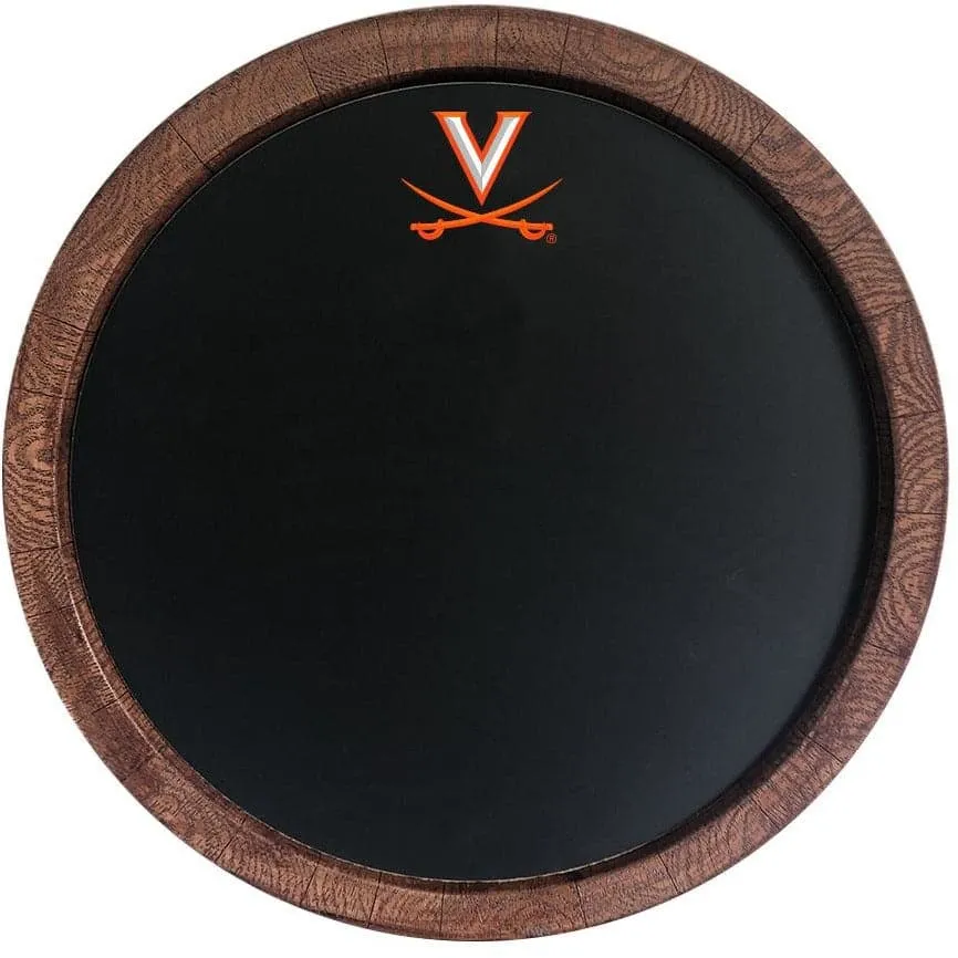 Virginia Cavaliers: Chalkboard "Faux" Barrel Top Sign