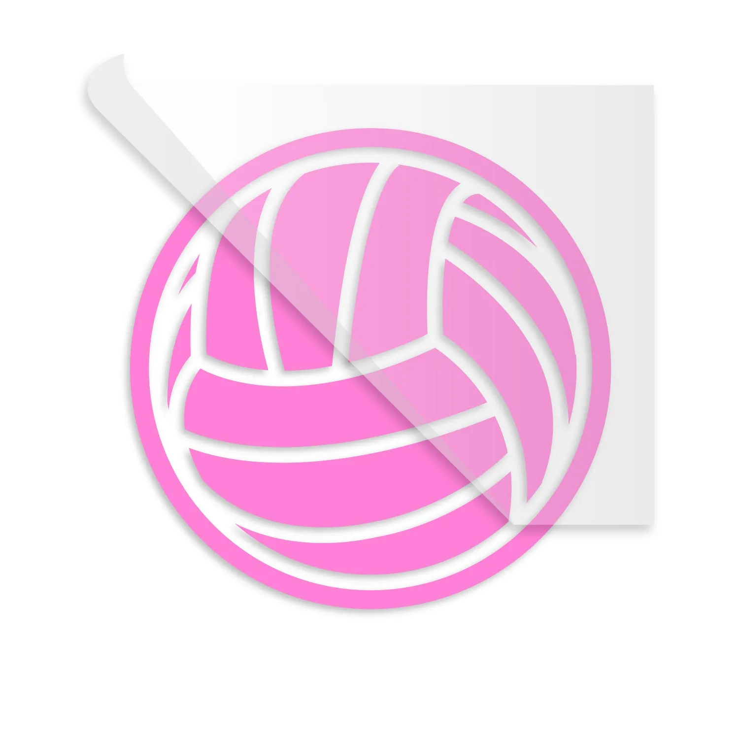 Volleyball Silhouette Decal