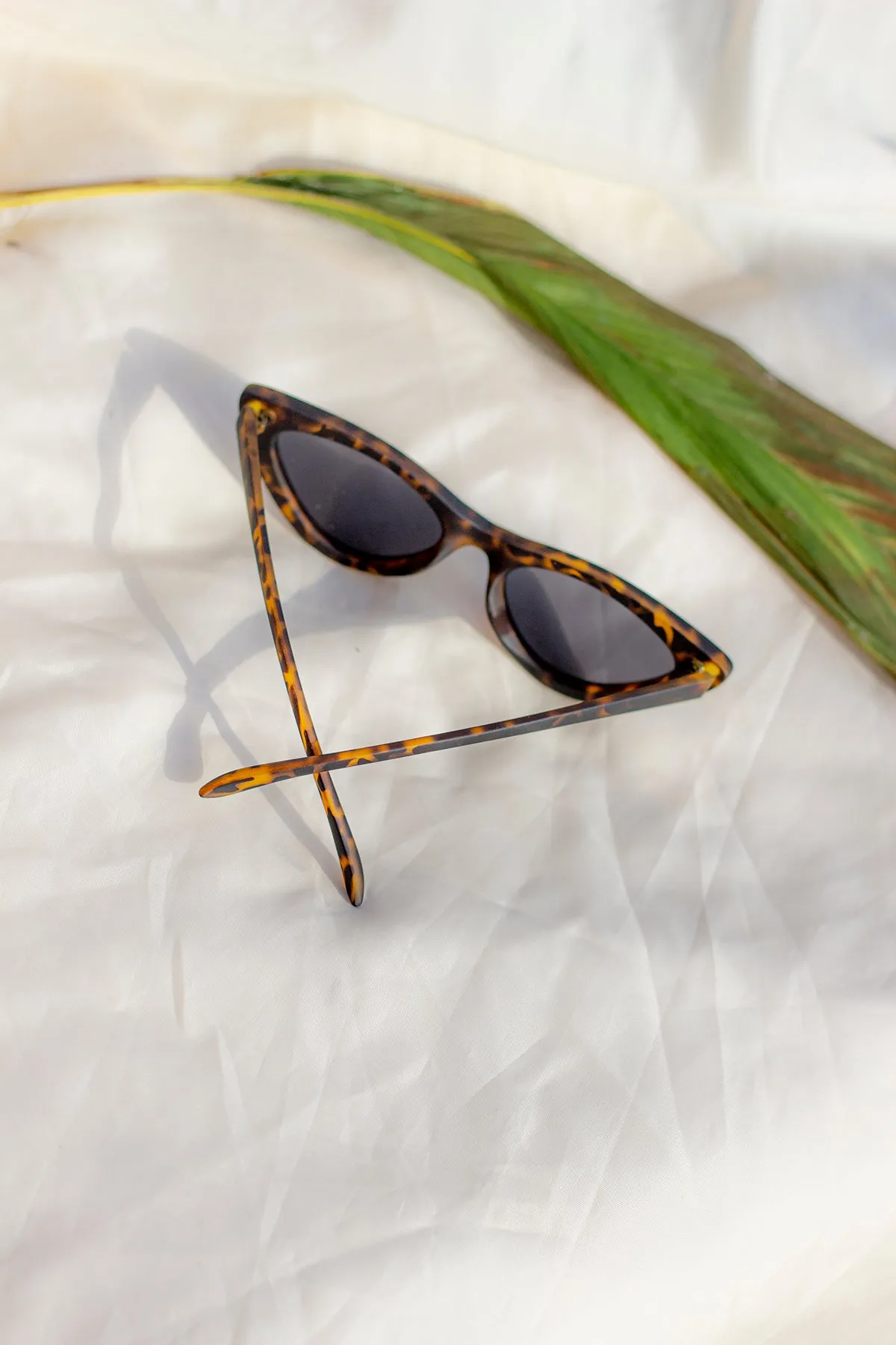 Weighted Cat Eye Sunglasses