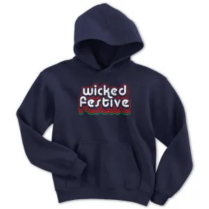 Wicked Festive Retro Youth Hoodie