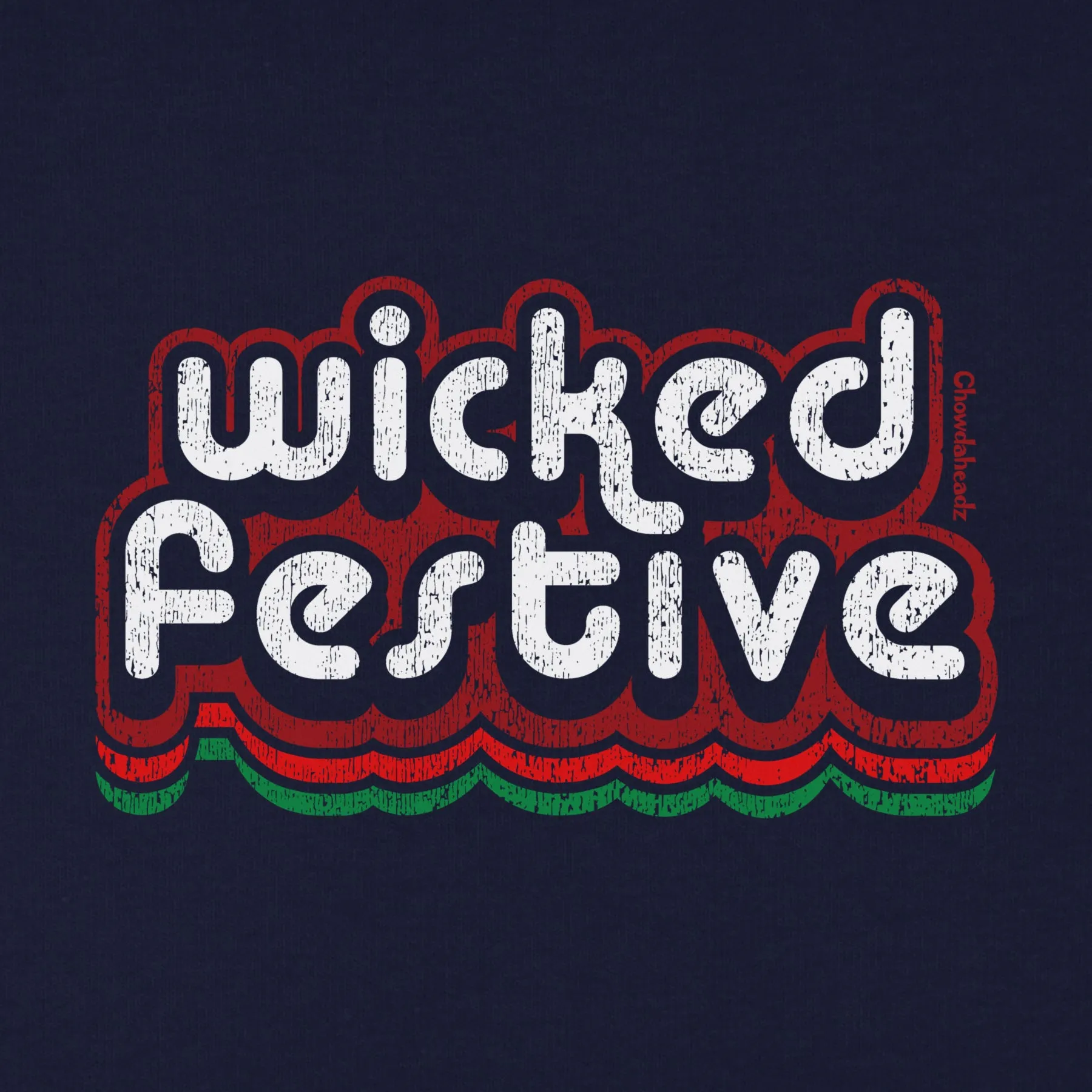 Wicked Festive Retro Youth Hoodie