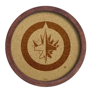 Winnipeg Jets: Barrel Top Cork Note Board