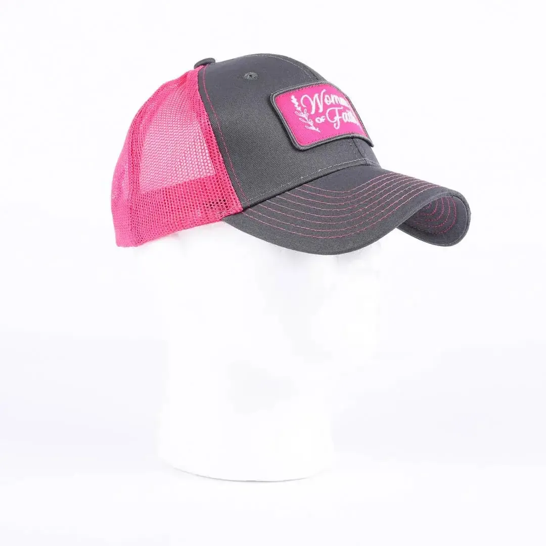 Woman of Faith | Pink & Grey Hat by Swanson®️