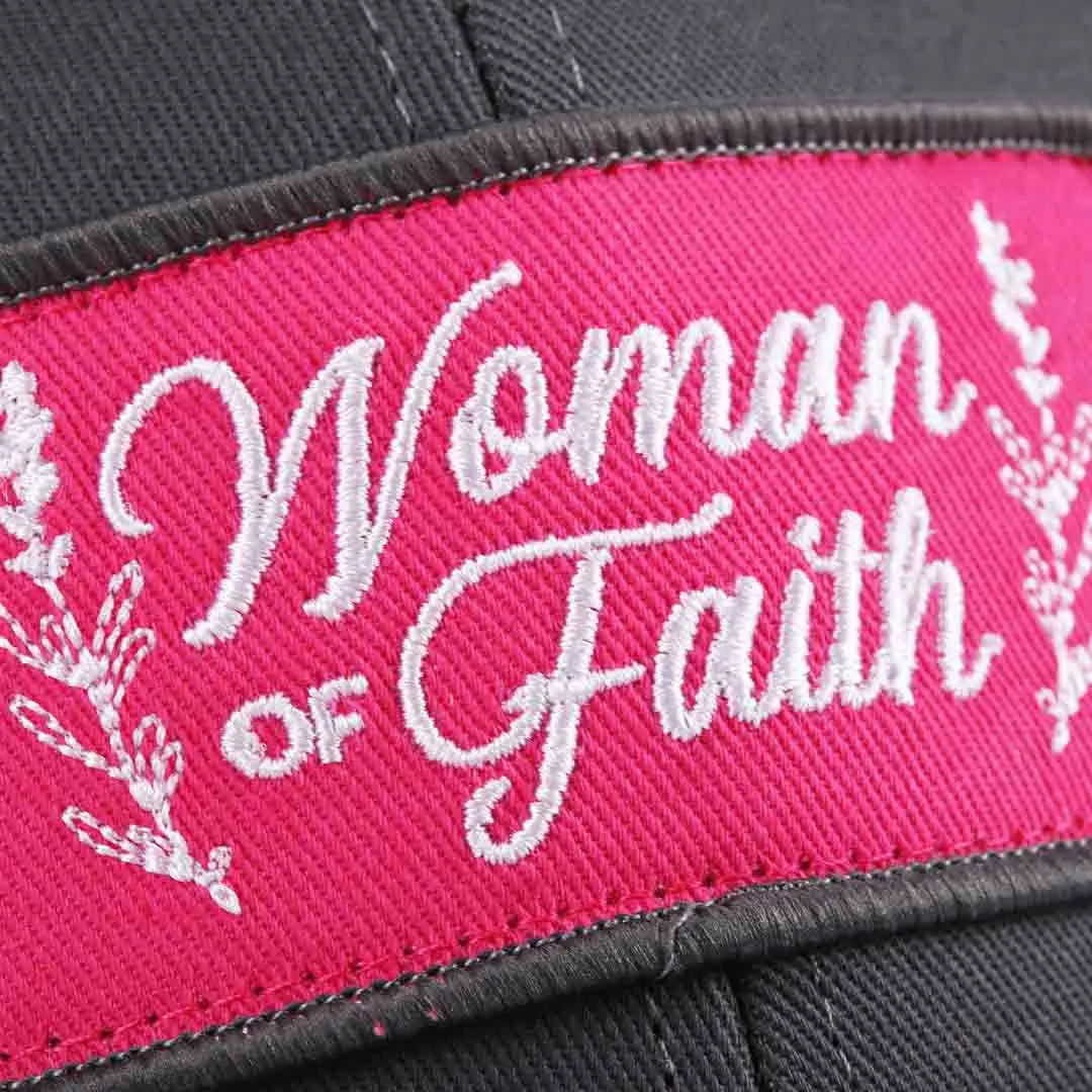 Woman of Faith | Pink & Grey Hat by Swanson®️