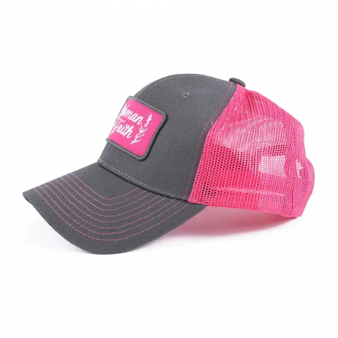 Woman of Faith | Pink & Grey Hat by Swanson®️