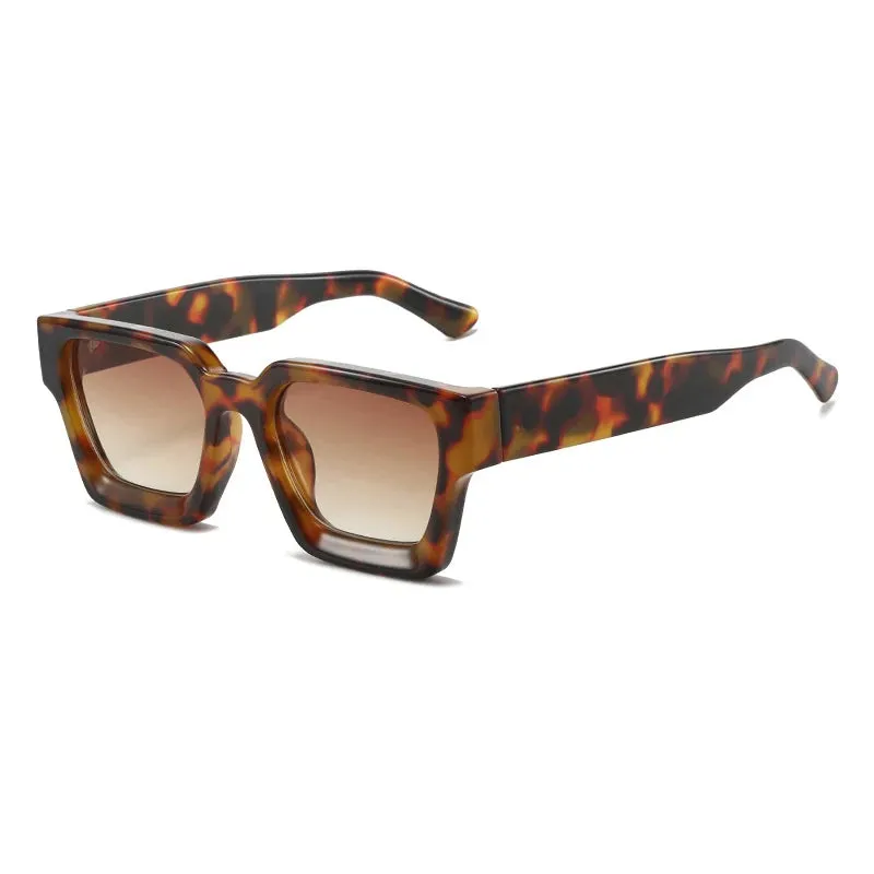 Women Square Sunglasses Retro Men Tinted Shades